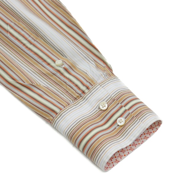 Banana Republic Men’s Large Long Sleeve Striped Dr - Picture 5 of 8